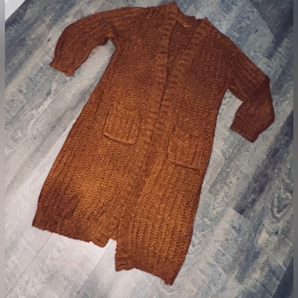 Burnt Orange Long Knit Cardigan!
Medium - Picture 9 of 10